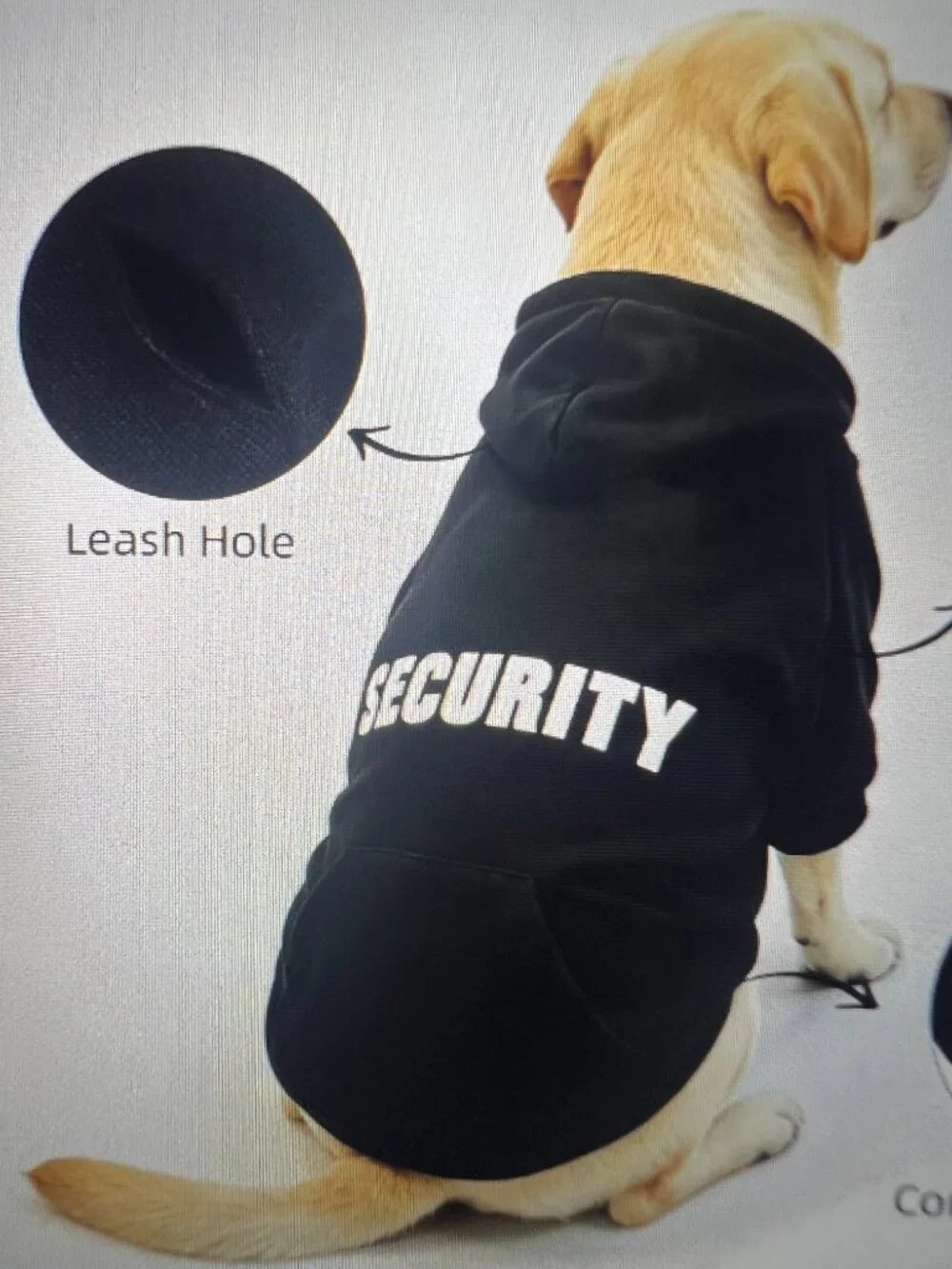Security Dog Hoodie (size XL)